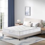 Matelas 90x190 cm - �paisseur 26 cm soutien mi - ferme hybride - ressorts ensach�s + mousse m�moire de ...