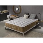 Matelas 90x190 cm hybride bliss comfort - paisseur epaisseur 30 cm - 11 zones confort - mousse h. r. ...