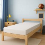 Matelas 90x190 enfant 12?cm h3 mousse respirante housse hypoallerg�nique lavable double face certifi� ...
