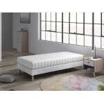 Matelas 90x190 lit enfants todra epaisseur 18 cm mousse dehoussable ideal pour les lits gigognes et lit ...