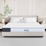 Matelas 90x200 cm paisseur 20 cm mousse  mmoire de forme haute densit housse en tissu amovible