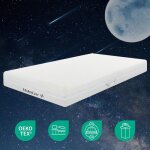 Matelas 90x200 cm avec poign�es et housse - matelas mousse confort 7 zones - epaisseur 20 cm - ultra ...