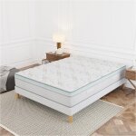 Matelas aloe vera 160x200 cm hauteur 27 cm mémoire de forme hypoallergénique qualite premium soutien ... Matelas aloe vera 160x200 cm hauteur 27 cm mémoire de forme hypoallergénique qualite premium soutien ...