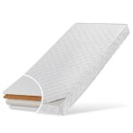 Matelas bb 80x160 cm - coco avec housse matelasse aloe vera - 2 degrs de fermet - paisseur 10 cm ...