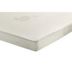 Matelas bb pliant - domiva - coton / polyester - dhoussable et lavable - blanc - 60 x 120 cm