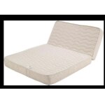 Matelas bz techno15 - 160x200 cm epaisseur 15 cm - mousse poli lattex ind�formable - tissu strech - soutien ...