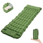Matelas camping autogonflant pliable10 cm d�paisseur matelas autogonflant 1 personne pliable pour bivouac ...