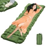 Matelas camping pliable autogonflant 10cm Épaisseur ultraléger 1 personne - pompe à pied & coussin plage ... Matelas camping pliable autogonflant 10cm Épaisseur ultraléger 1 personne - pompe à pied & coussin plage ...