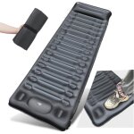 Matelas de campingmatelas autogonflant de 14 cm d�paisseur pour lext�rieur avec pompe � piedmatelas pneumatiqu ...