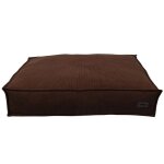 Matelas pour chien - nobby pet - kamba - rectangulaire - velours c�tel� microfibre - rembourrage laine ...