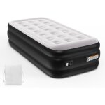 Matelas gonflable 1 place - twinbird - 196x97x47 cm - pompe �lectrique int�gr�e - gonflage rapide - confort ...