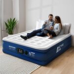 Matelas gonflable - active era - 2 personnes - pompe lectrique intgre - gonflage rapide - camping