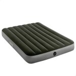 Matelas gonflable 2 personnes - twinbird - 137x191x25 cm - gonfleur � pied int�gr� - fiber tech - vert ...