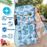Matelas gonflable piscine - - - 4 en 1 bouee piscine adulte - le choix par excellence pour des vacances ...