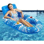 Matelas gonflables pour piscine avec porte - gobelet - matelas de plage pour adultes et enfants Matelas gonflables pour piscine avec porte - gobelet - matelas de plage pour adultes et enfants