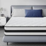 Matelas hybride 140x190 - haute r�silience 28cm confort ferme h3 tissu climatis� oeko - tex� garanti ...