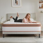 Matelas hybride respirant 140x200 cm�p25 cmmousse � m�moire de forme + ressorts ensach�s h3 ergonomiqueoeko ...