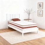 Matelas hybride 90x190 cm mousse � m�moire de forme + ressorts ensach�s ergonomique�p26 cmcertifi� oeko ...