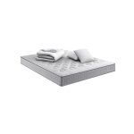 Matelas initial 160x200 - simmons - ressorts ensach�s ferme h23 + 2 oreillers + couette