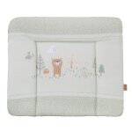Matelas � langer - roba - woodland buddies - 85 x 75 cm - bords r�hauss�s - vert pastel motif animaux ...