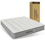 Matelas - langtu - 140x200 cm - mousse � froid - ressorts ensach�s 7 zones - fermet� h3