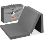 Matelas pour lit de voyage - sleeper - 120 x 60 cm - ep. 5 cm - pliable - gris - hauck