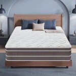 Matelas luxe  mmoire de forme 140x190 cm - epaisseur 28 cm - mousse et ressorts ensachs - 10 zones ...