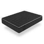 Matelas mousse à memoire de forme air black - 140x190 cm - moonia Matelas mousse à memoire de forme air black - 140x190 cm - moonia