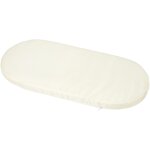 Matelas nacelle - 72 x 32 cm - ep. 4 cm - beige ecru - tineo