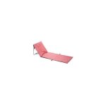 Matelas de plage - tahaa - l 54 x p 4 x h 160 cm - corail