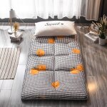 Matelas pliable 1 places - tatami futon tapis de sol tudiant dortoir ais tatami doux matelas btwin(100x200cm) ...