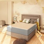 Matelas � ressort ensach�s et mousse m�moire de forme 180x190 cm baldiflex luxury �paisseur 25 cm confort ...