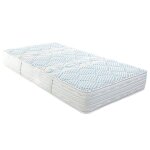 Matelas rversible nela en mousse 90 x 190 cm avec face t / hiver mmoire de forme ferme