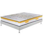 Matelas + sommier 160x200 - ebac literie - rugby - soutien très ferme - made in france - ressorts ensachés ... Matelas + sommier 160x200 - ebac literie - rugby - soutien très ferme - made in france - ressorts ensachés ...