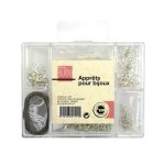 M�gacr�a diy - mat�riel appr�ts pour cr�ation bijoux argent� 400 pi�ces