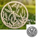 Matrices de d�coupe scrapbooking cutting dies forme cercle de fleurs de libellule diy carte papier bricolage ...