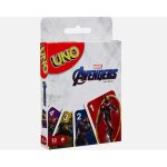 Mattel games - jeu de cartes uno marvel avengers