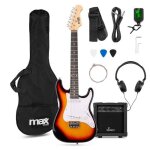 Max gigkit junior guitare lectrique enfant 3 / 4 sunburst avec ampli 20w