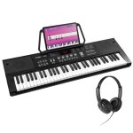 Max kb15 - clavier lectronique 61 touches pour enfant avec micro & batterie longue dure casque audio ...