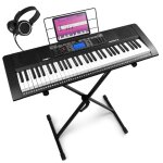 Max rhapsody61 ? clavier Électronique 61 touches avec casque audio et stand inclus débutant avec Écran ... Max rhapsody61 ? clavier Électronique 61 touches avec casque audio et stand inclus débutant avec Écran ...