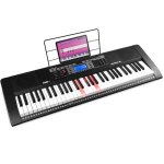 Max rhapsody61l piano lectronique 61 touches lumineuses synthtiseur dbutant complet deux modes dapprentissa ...