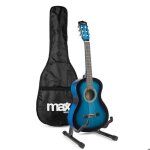 Max soloart pack guitare junior 3 / 4 - bleue cordes nylon 8 à 12 ans sac de transport médiators sangle ... Max soloart pack guitare junior 3 / 4 - bleue cordes nylon 8 à 12 ans sac de transport médiators sangle ...