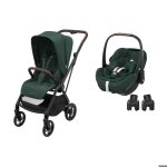 Maxi cosi - poussette duo leona 2 pebble 360 pro 2 twillic green maxi cosi