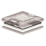 Maxi lanterneau � poign�e : capot crystal