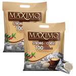 Maximo cors 2x 100 dosettes de caf compatibles senseo emballage individuel pour une meilleure conservation ...