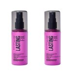 Maybelline new york - lot de 2 sprays fixateur - transparent - - 100 ml