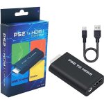 Câble HDMI pour Console PS2 PS1, Câble Adaptateur PS1 PS2 vers HDMI, Cordon  de Convertisseur Vidéo de Console de Jeu 100 Cm pour PS2