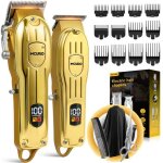 Mcuro ensemble de tondeuse cheveux professionnelle sans fil rechargeable usb - ecran led - longueur rglable ...
