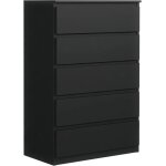 Meble masztalerz commode noir mat avec 5 tiroirs 70 cm meuble rangement commode chambre commode avec ... Meble masztalerz commode noir mat avec 5 tiroirs 70 cm meuble rangement commode chambre commode avec ...