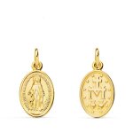Médaille or 18 carats 750 jaune vierge miraculeuse - chaîne offerte - 18pv6281014 Médaille or 18 carats 750 jaune vierge miraculeuse - chaîne offerte - 18pv6281014